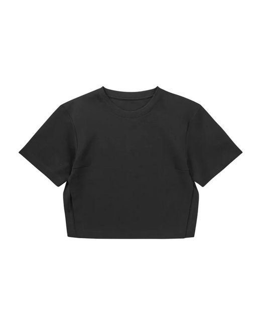 Munthe Black Sleeveless Tops