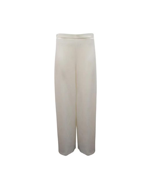 Sandro Ferrone Gray Wide Trousers