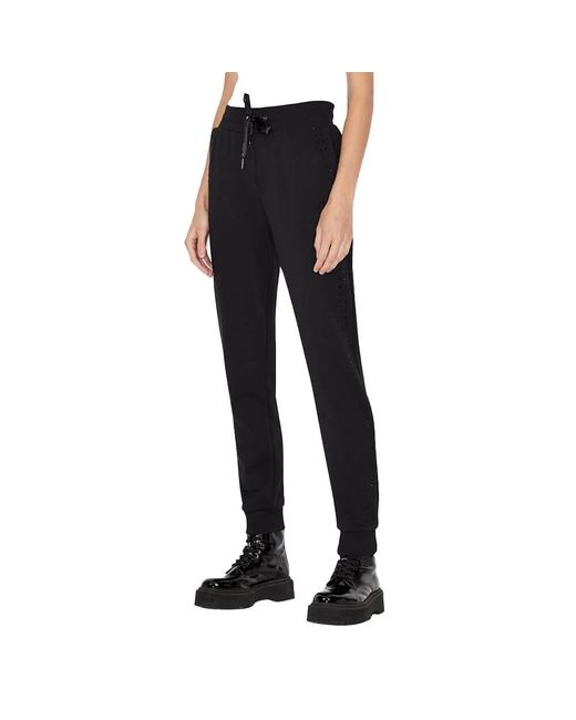 ARMANI EXCHANGE Black Sweatpants