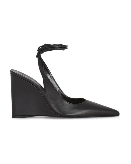 By Far Black Wedges