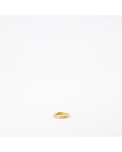 Versace Accessoires ,Geel ,Greca Ring in het Metallic