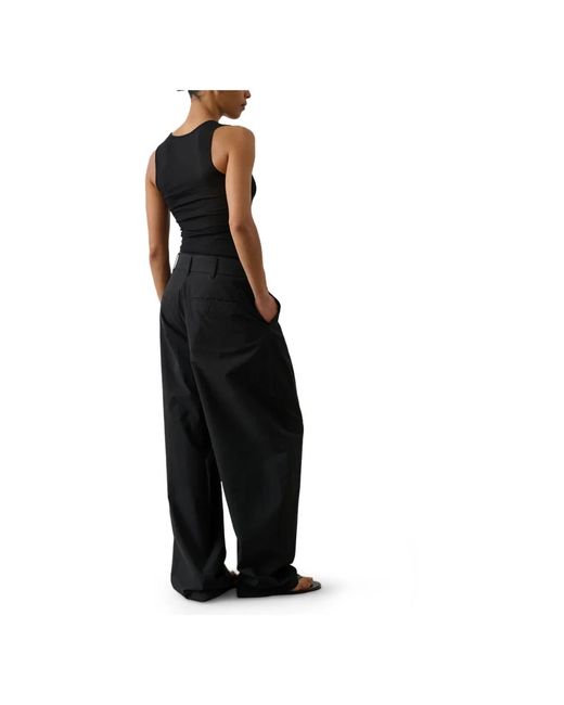 Soeur Black Wide Trousers