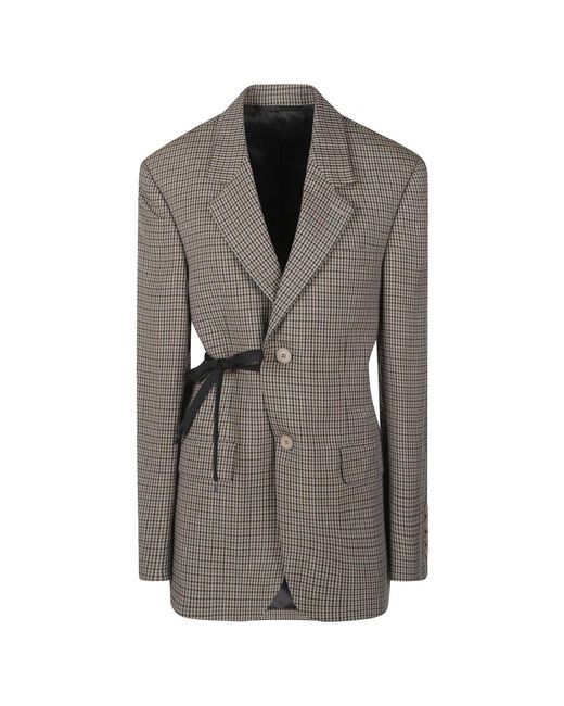 Balenciaga Gray Blazers