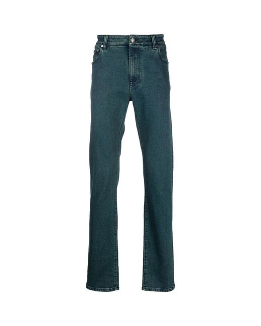 Etro Blue Straight Jeans for men
