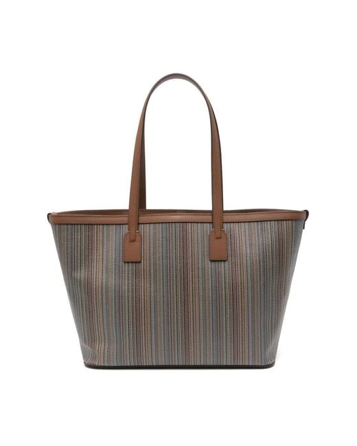 Paul Smith Gray Tote Bags