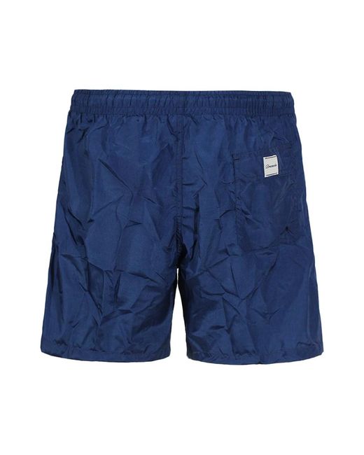 Drumohr Badmode ,Blauw ,Polyester Blauwe Zee Kleding Elastische Taille Shorts in het Blue voor heren
