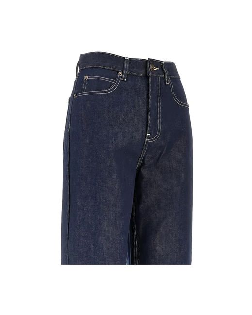 Tory Burch Blue Wide Jeans