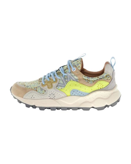 Flower Mountain Blue Sneakers