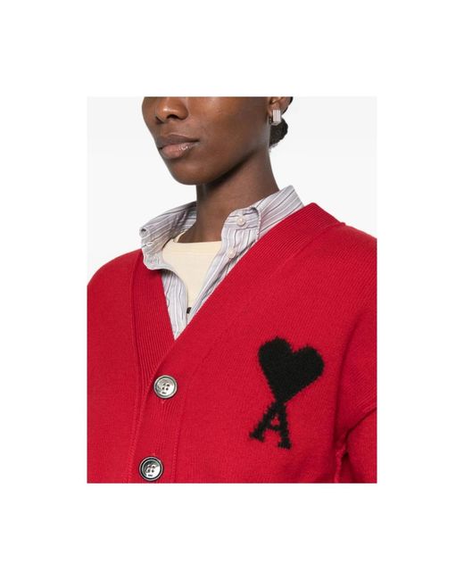 Cardigans di AMI in Red