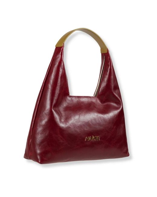 Marni Red Shoulder Bags