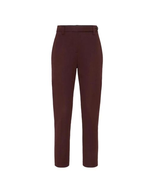Brunello Cucinelli Purple Slim-Fit Trousers