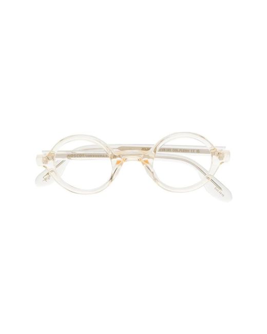 Moscot White Glasses