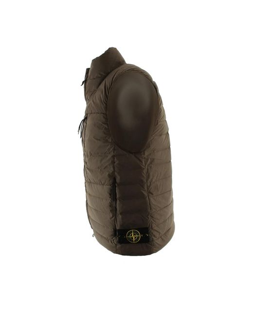 Stone Island Brown Vests for men