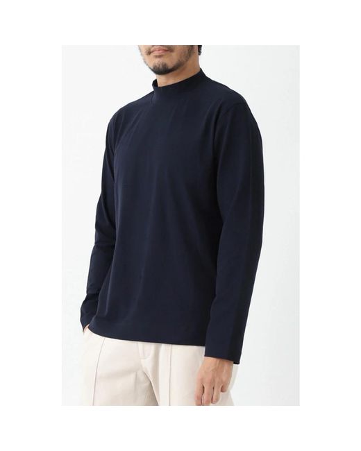 Circolo 1901 Blue Long Sleeve T-Shirts for men