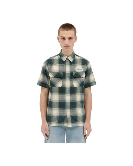 Thisisneverthat Ombre Check Shirt in het Green voor heren