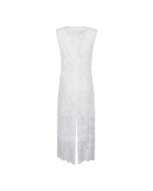 Pinko White Midi Dresses