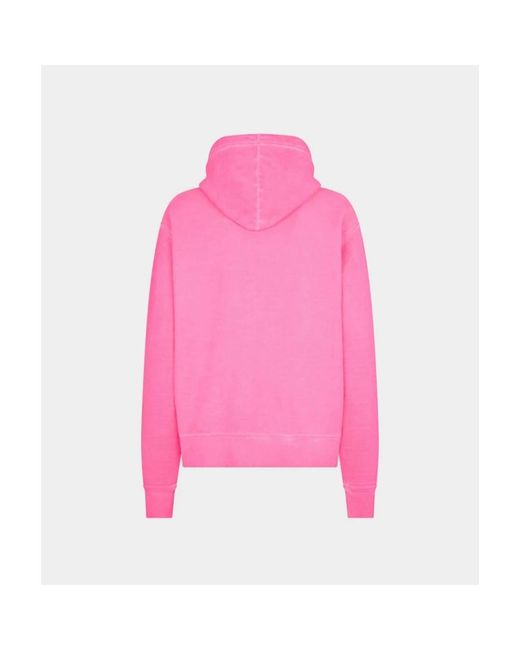 DSquared² Pink Neongrüner hoodie ikonischer cool fit