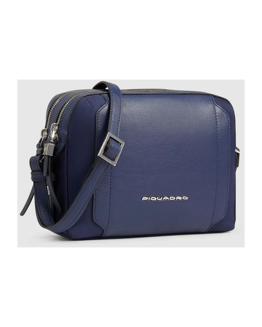 Piquadro Blue Camera Case Bag
