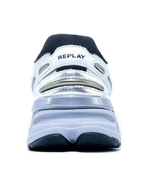 Replay Blue Silberne destiny sneakers