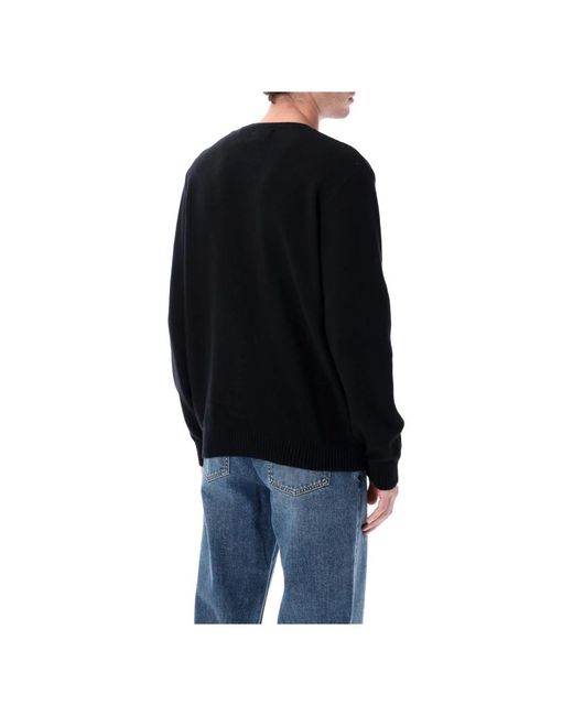COLORFUL STANDARD Black Round-Neck Knitwear for men