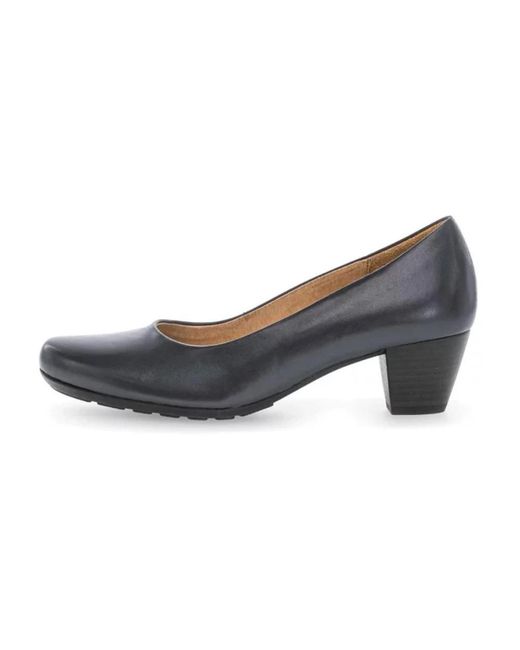 Gabor Gray Wedge Pump