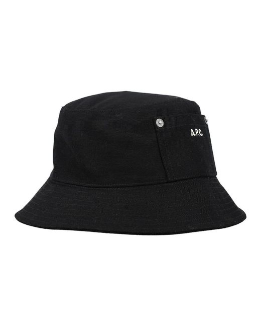 A.P.C. Black Hats for men