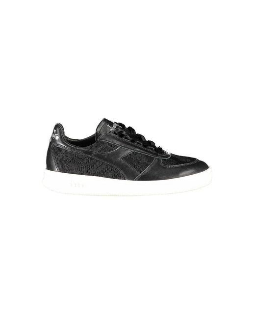 Diadora Black Fabric Sneaker