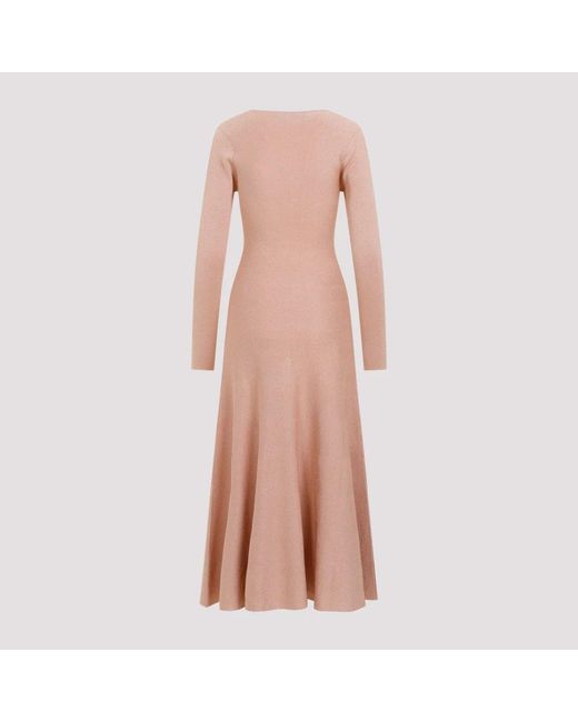 Fabiana Filippi Pink Maxi Dresses