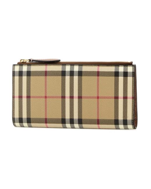 Wallets & Cardholders di Burberry in Natural