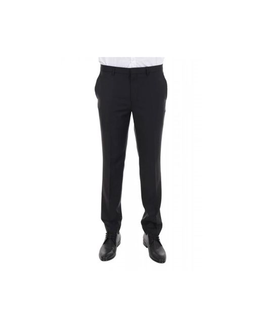 HUGO Black Suit Trousers for men