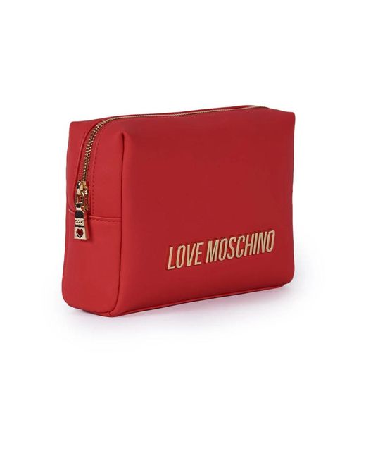 Love Moschino Red Toilet Bags