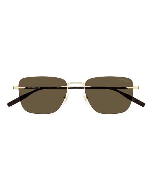 Montblanc Yellow Sunglasses for men