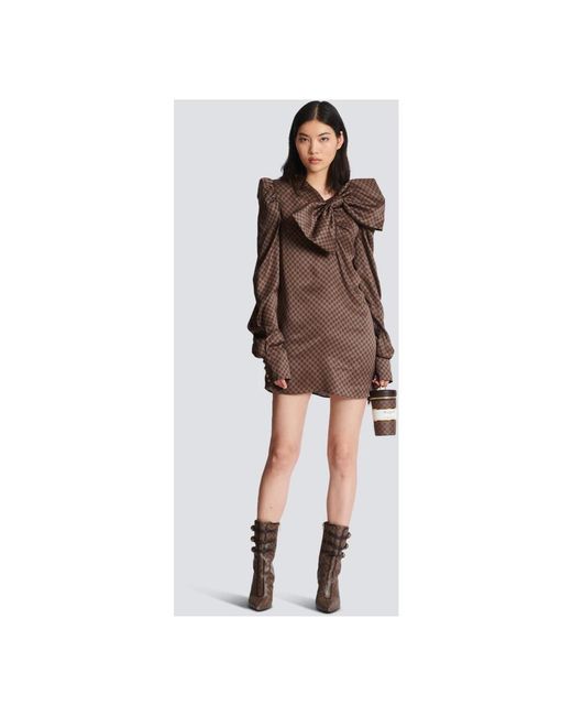 Balmain Casual Kleedjes in het Brown