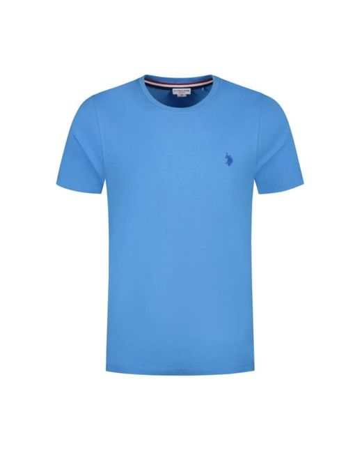 U.S. POLO ASSN. Cotton Logo T-Shirt in Blue für Herren