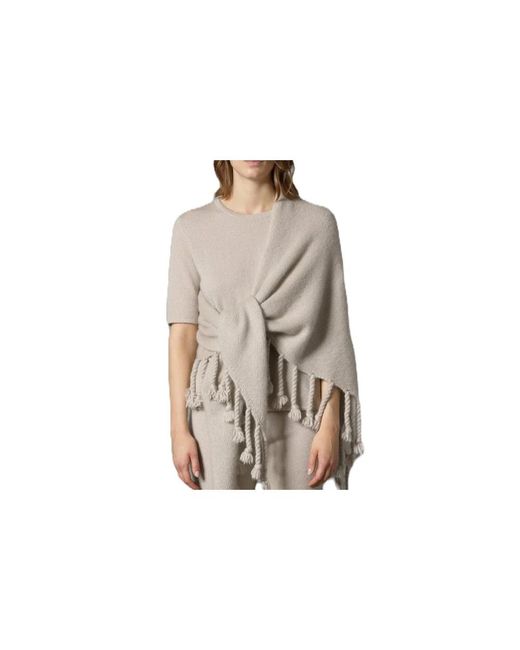 Winter Scarves SMINFINITY de color Natural