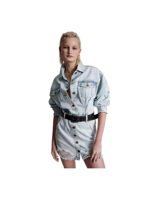 Short Dresses One Teaspoon en coloris Blue