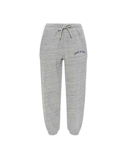 DSquared² Broeken ,Grijs ,Katoen Trainingsbroeken Met Gedrukt Logo in het Gray
