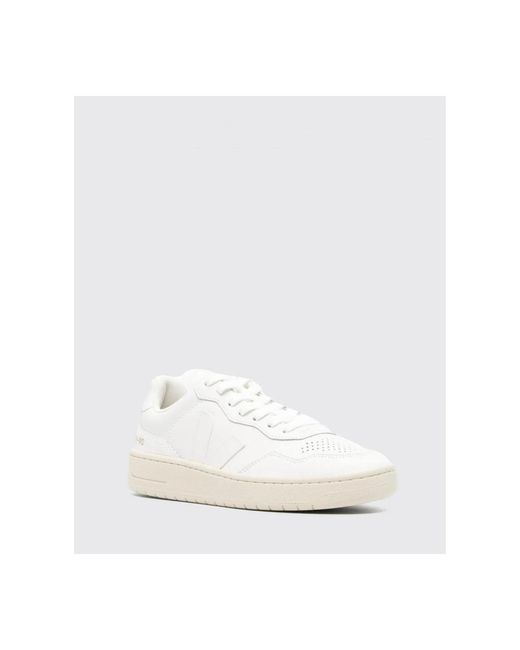 Veja Lage Sneakers Met Veters in het White