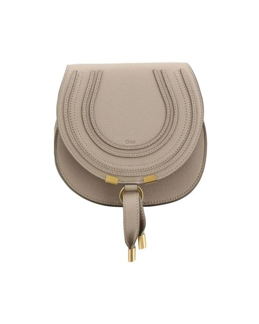 Elegante borsa a tracolla in pelle di Chloé in Natural
