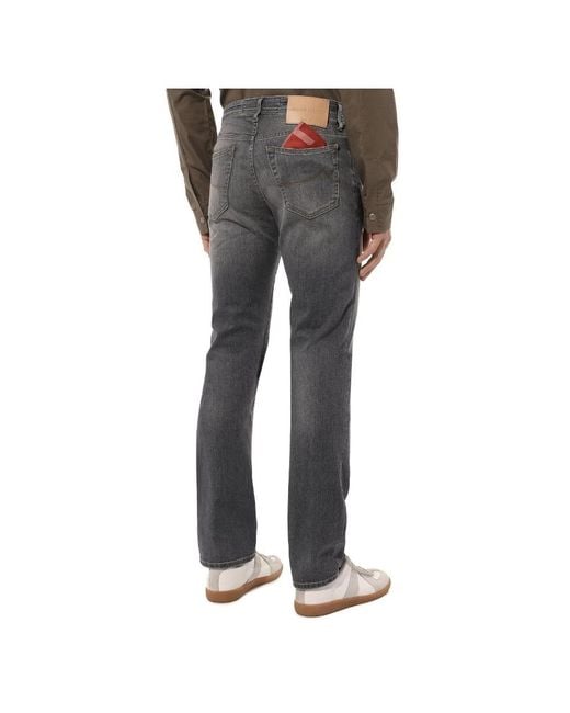 Jacob Cohen Gray Slim-Fit Jeans for men