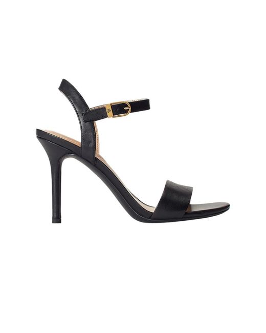 High Heel Sandals di Ralph Lauren in Black