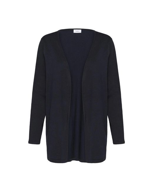 Saint Tropez Truien & Vesten ,Zwart ,Kila Sz Open Mid Cardigan in het Blue