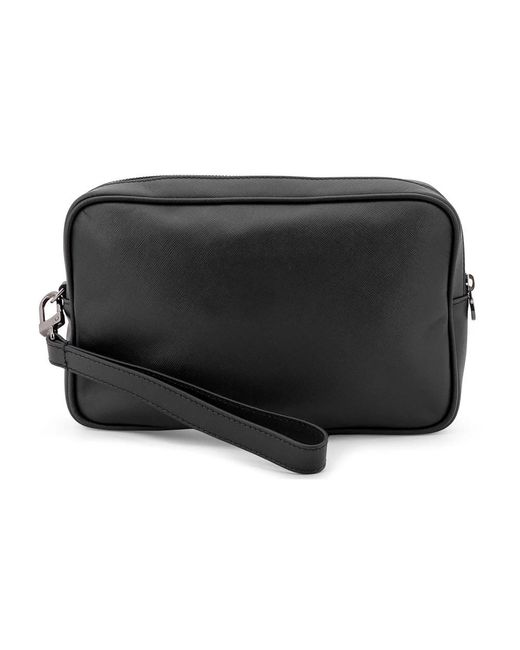 Kiton Black Toilet Bags for men