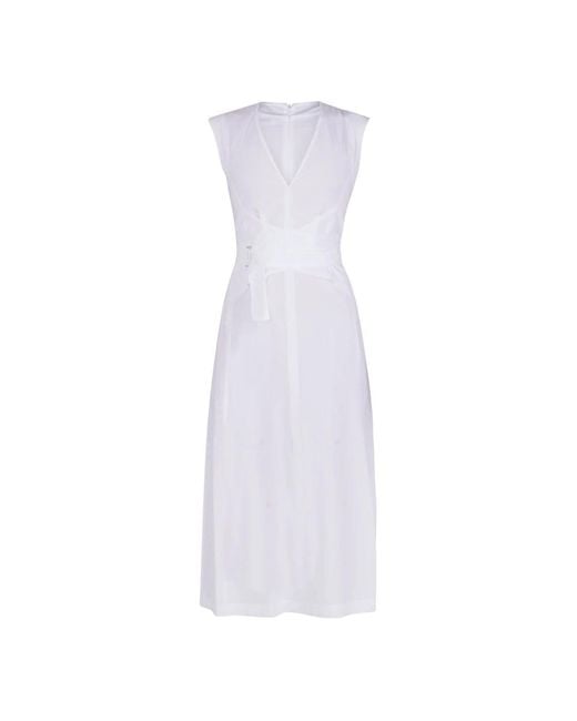 Ottod'Ame White Midi Dresses