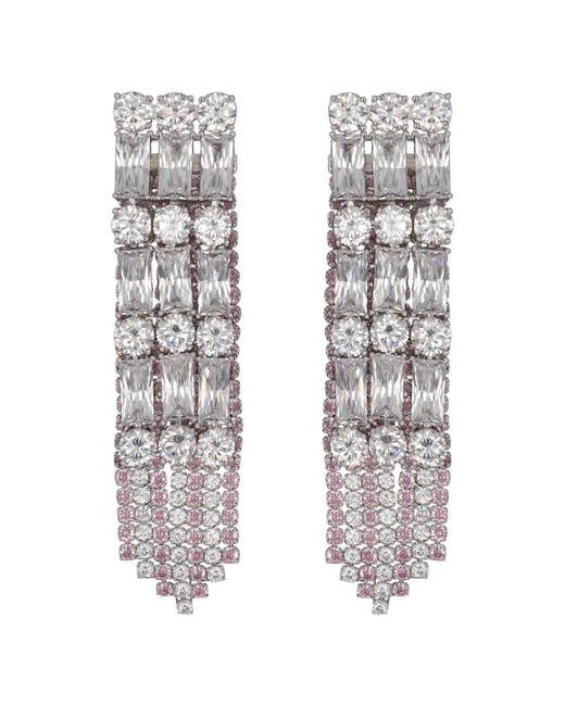 Self-Portrait White Earrings
