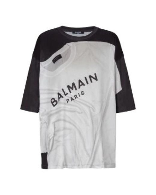T-Shirts Balmain de color Black