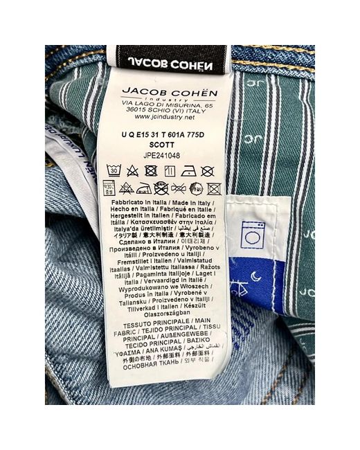Jacob Cohen Vintage light washed skinny jeans in Blue für Herren
