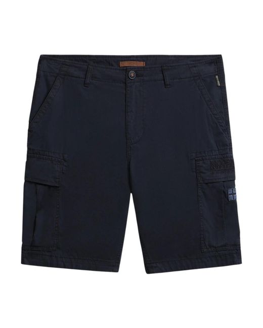 Napapijri Blue Casual Shorts for men