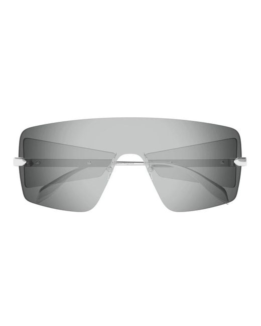 Gafas de sol elegantes am 0460s 002 Alexander McQueen de color Gray