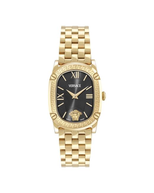 Versace Greca Signature Watch in het Metallic